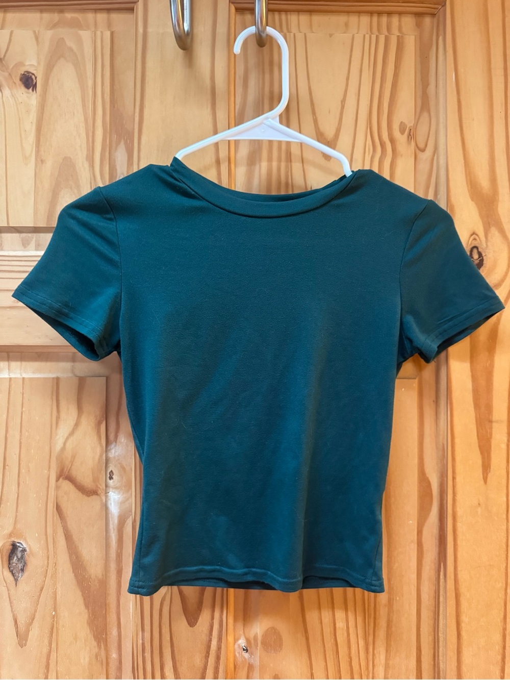 SHEIN Dark Green Short Sleeve Tee